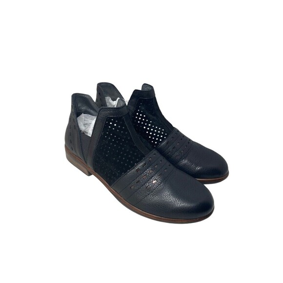 Naot Shoes Women's Size 9 - 9.5 Black Perforated Rivotra Bootie Leather - Picture 3 of 11